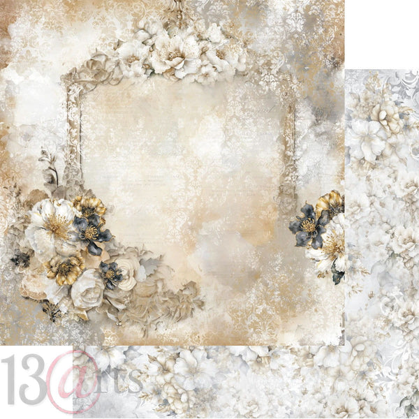 13 arts 12x12 Paper Pad - Black Velvet