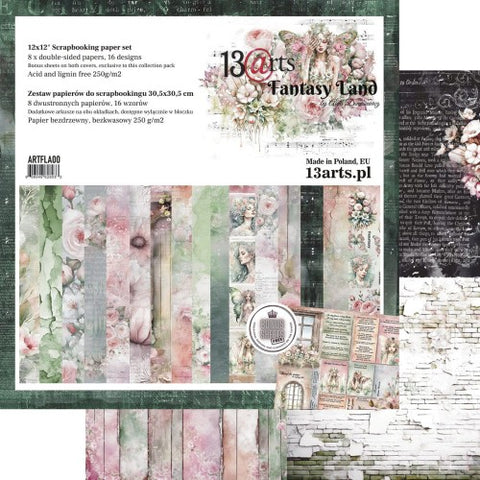 13 arts 12x12 Paper Pad - Fantasy Land