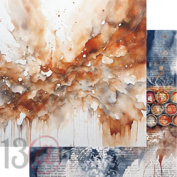 13 arts 12x12 Paper Pad -Paint your Life