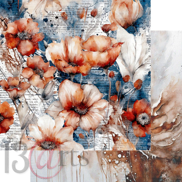 13 arts 12x12 Paper Pad -Paint your Life