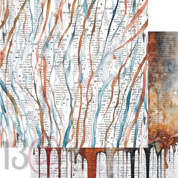 13 arts 12x12 Paper Pad -Paint your Life