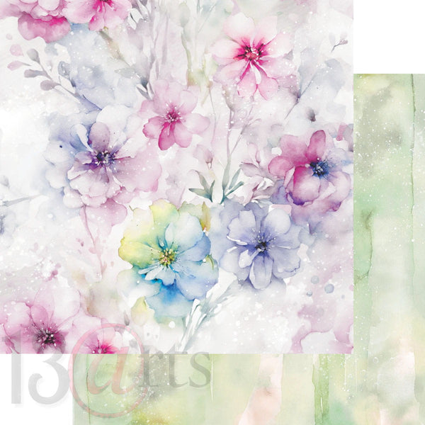 13 arts 12x12 Paper Pad - Flow with Color