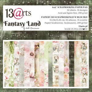 13 arts 6x6 Paper Pad - Fantasy Land
