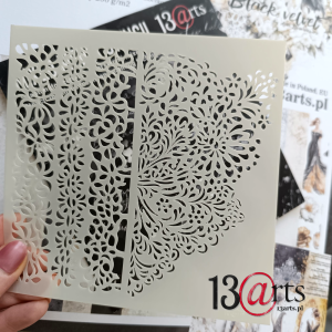 13 arts Mixed Media Stencil - Vintage Lace 6x6"