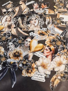 13 arts Paper Die Cuts - Black Velvet