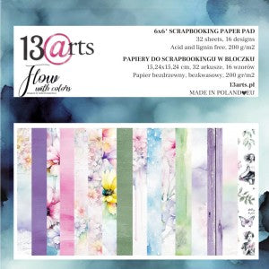 13 arts 6x6 Paper Pad - Flow with Color