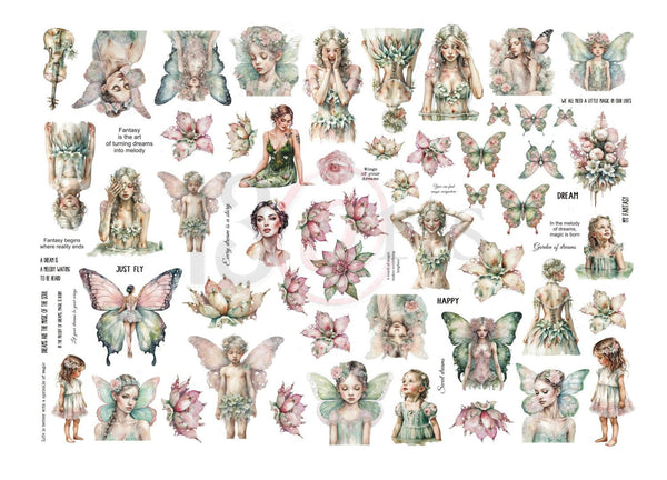 13 arts Paper Die Cuts - Fantasy Land