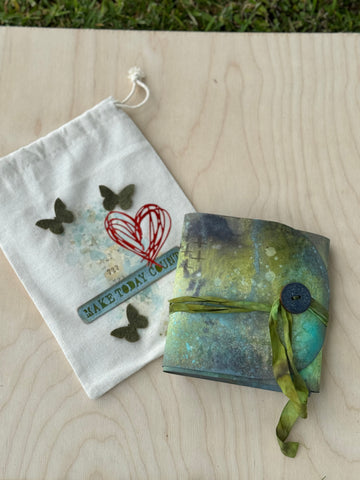 Make Today Count, Wrap Art Journal and Pouch.
