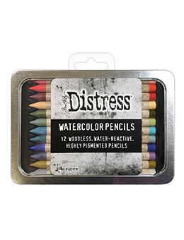 Tim Holtz Distress Watercolor Pencils Set 4