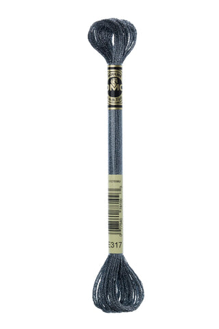 DMC Embroidery Floss Metallic Steel - E317