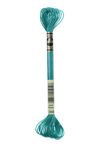 DMC Embroidery Floss Metallic Turquoise Green - E3849