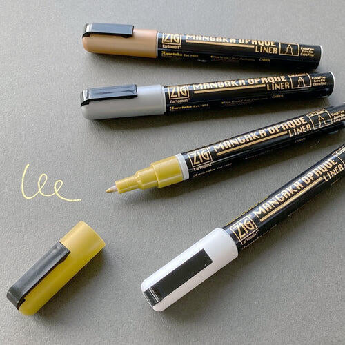 Kuretake Zig - Mangaka Opaque Liner - White
