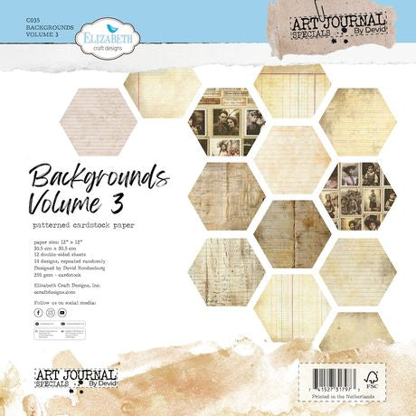 Elizabeth Crafts Backgrounds Volume 3 Cardstock