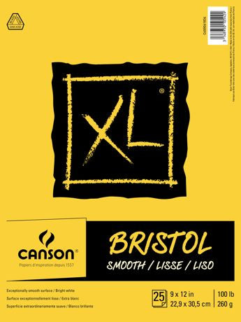 Canson - XL Bristol Smooth 9 x 12in