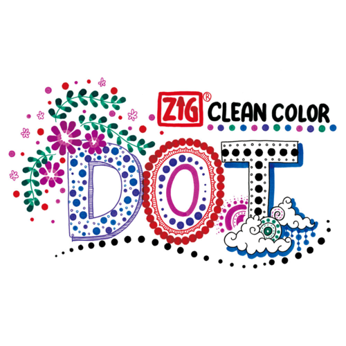 Kuretake ZIG Clean Color Dot - Twin - 6 Colour Set