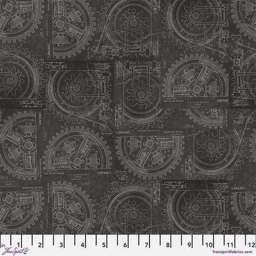 Tim Holtz - Free Spirit - Fabric - Neutral Palette 1/8