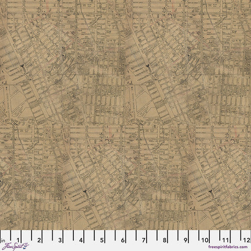 Tim Holtz - Free Spirit - Fabric - Neutral Palette 1/8
