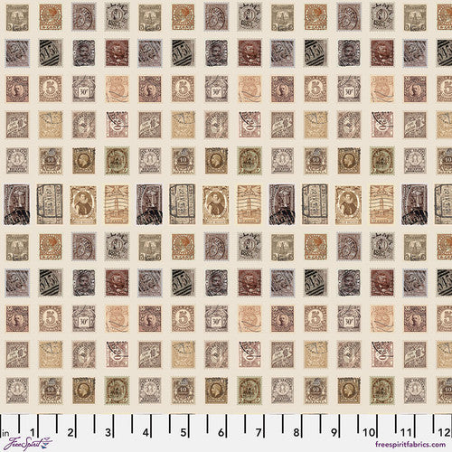 Tim Holtz - Free Spirit - Fabric - Neutral Palette 1/8
