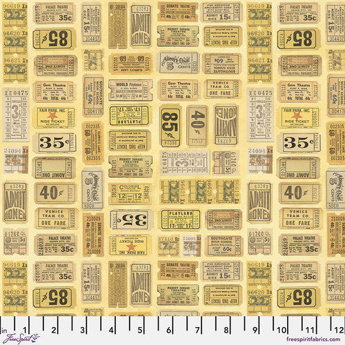 Tim Hotlz - Free Spirit Fabric - Yellow Palette Fat 1/8