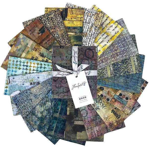 Seth Apter - Free Spirit Fabric - One Layer Away per 0.25m