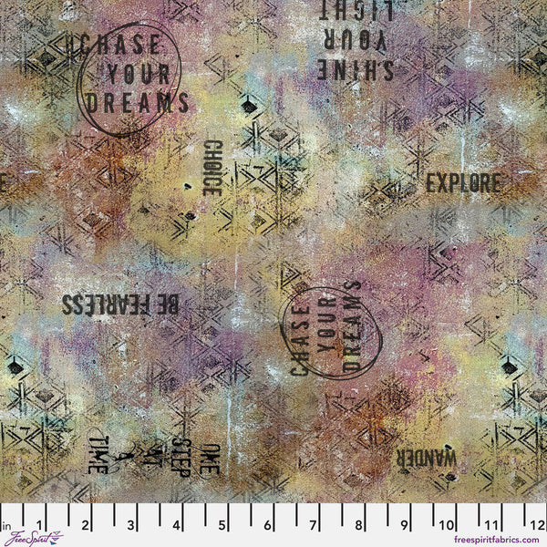 Seth Apter - Free Spirit Fabric - One Layer Away per 0.25m
