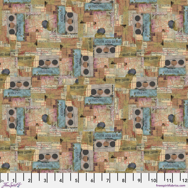 Seth Apter - Free Spirit Fabric - One Layer Away per 0.25m