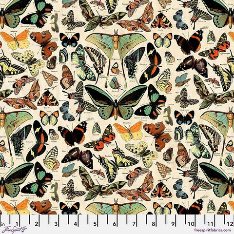Tim Holtz - Free Spirit - Fabric - Teal Palette 1/8