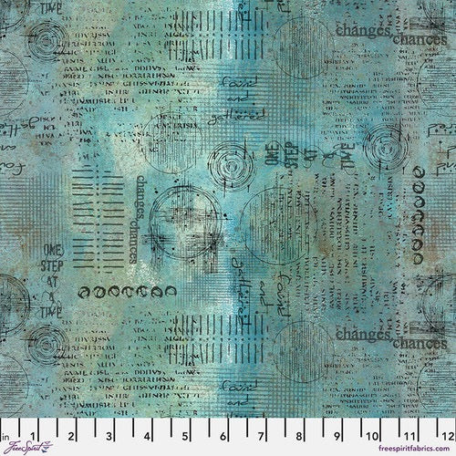Seth Apter Fabric - On Your Mark Fat 1/4