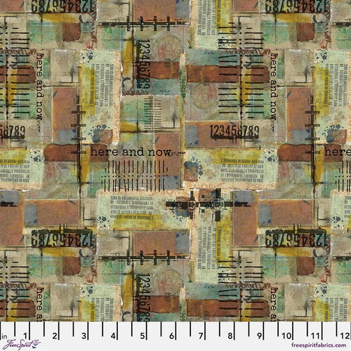 Seth Apter Fabric - On Your Mark Fat 1/4