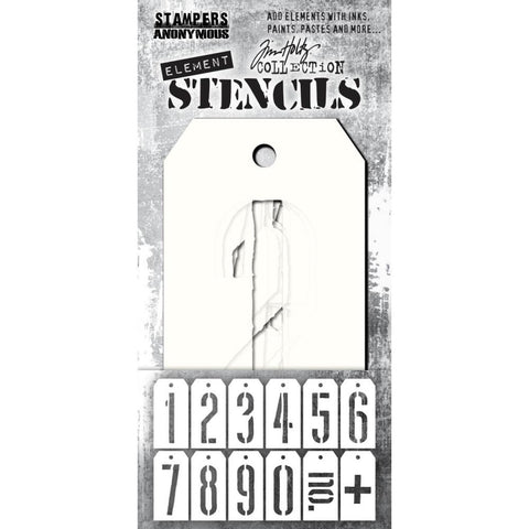 Tim Holtz- Stamper Anonymous Element Stencils Mechanical