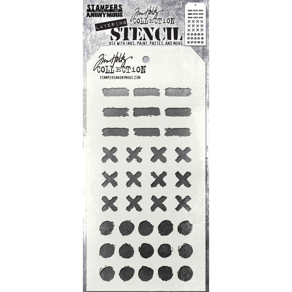 Tim Holtz- Stamper Anonymous Layering Stencils Markings