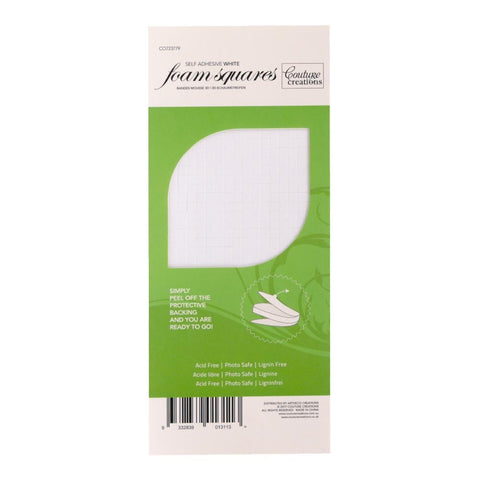 Couture Creations Foam Squares - White