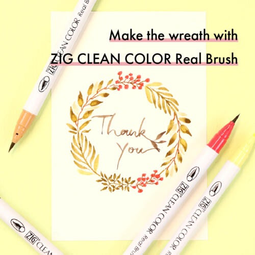 Zig Clean Color Real Brush Pens - Portrait  Colours II 6 pack