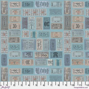Tim Holtz - Free Spirit - Fabric - Blue Palette 1/8