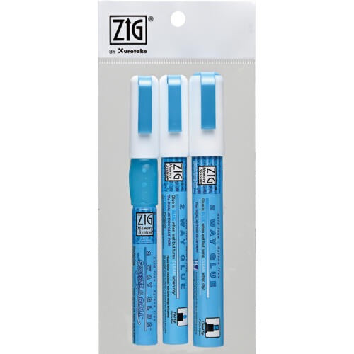 Zig 2 Way Glue Mixed 3 pack