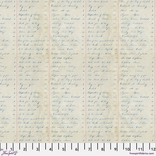 Tim Holtz - Free Spirit - Fabric - Indigo Palette 1/4