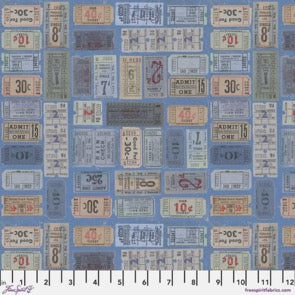 Tim Holtz - Free Spirit - Fabric - Indigo Palette 1/4