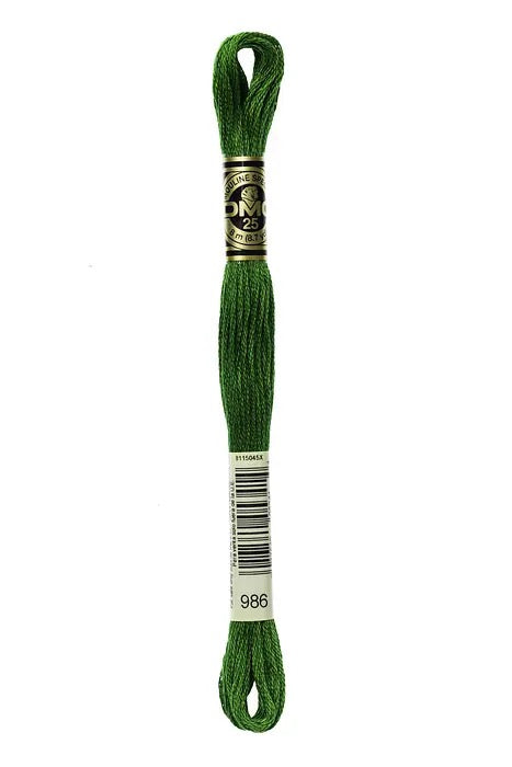 DMC Embroidery Floss - 986 Boxwood