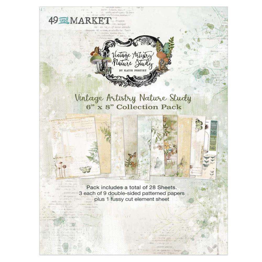 49 and Market - Vintage Artistry Nature Study - 6" x 8" Collection Pack