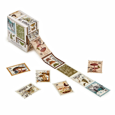 49 and Market - Vintage Artistry Nature Study - Postage Stamp Washi Tape