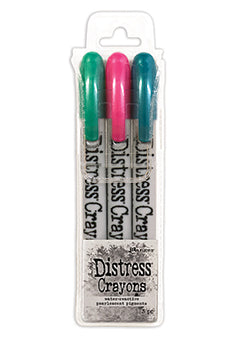 Tim Holtz Distress Crayons - Christmas Set 4