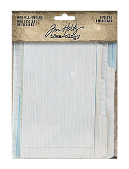 Tim Holtz Distress Idea-ology -Mini File Folders