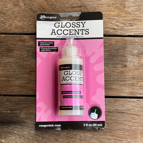 Ranger 'GLOSSY ACCENTS' (Choose from 2 Sizes) Clear Dimensional Medium  Craft