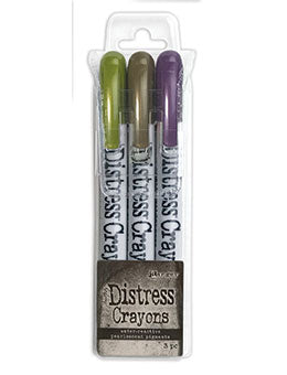 Tim Holtz Distress Crayons -Halloween Pearl Crayon Set 2