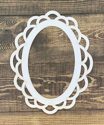 Oval Ornate Frame 2 - 270gsm card