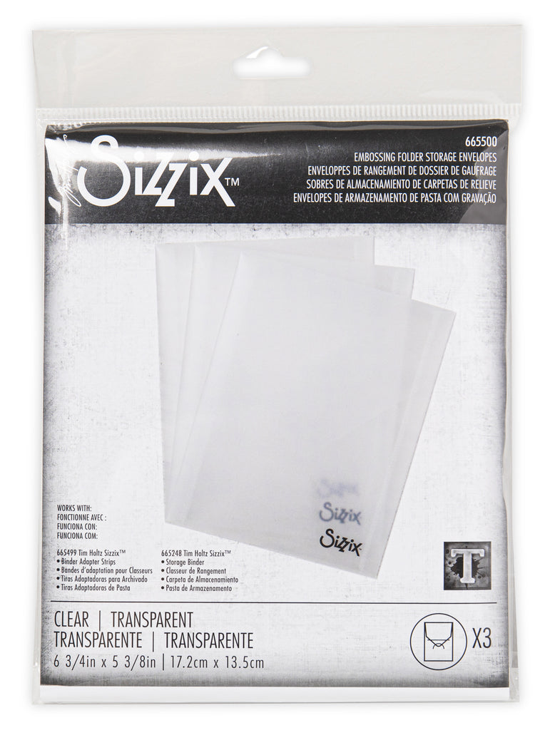 Tim Holtz Sizzix - Embossing Folder Storage Envelopes
