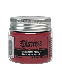 Tim Holtz Distress Embossing Glaze - Lumberjack plaid