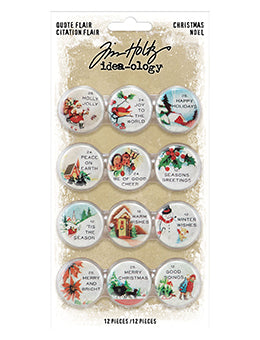 Tim Holtz Idea-ology Quote Flair - Christmas 2021