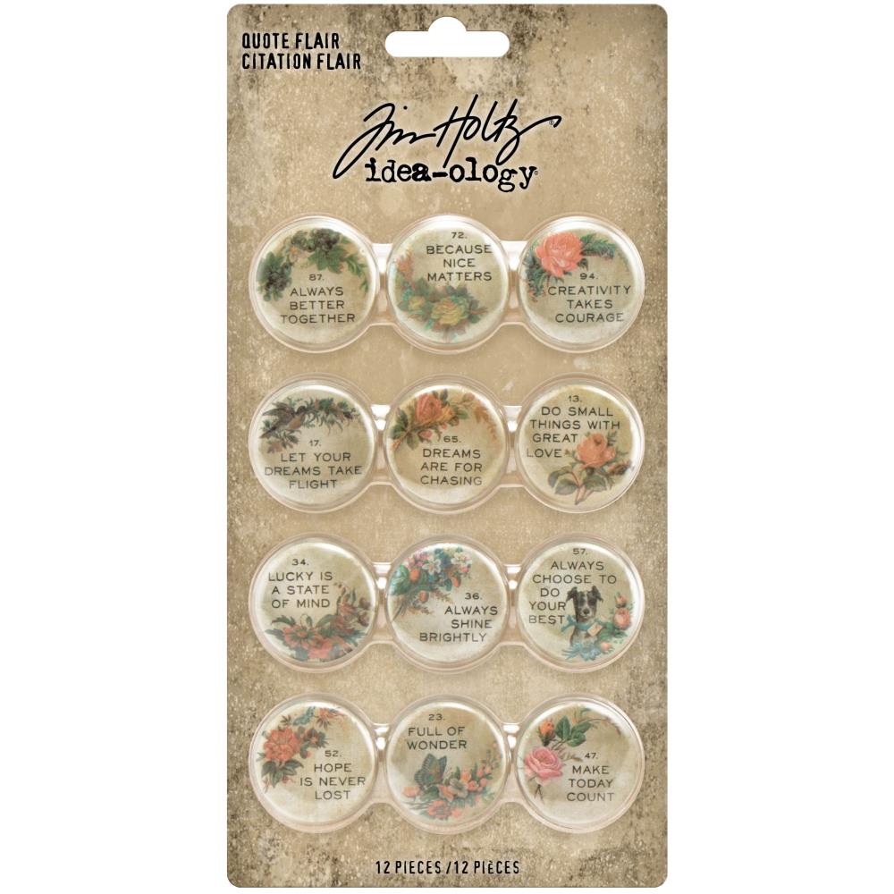 Tim Holtz - Idea-ology - Quote Flair