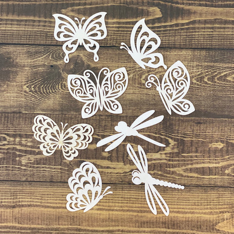 Butterflies & Dragonflies Set - 270gsm Card